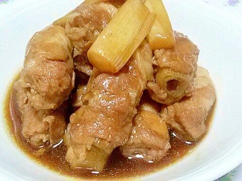 トロトロねぎが絶品!豚肉のねぎ巻き〜すき焼き風〜